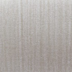 Bellbridge Lineka Terral 55019/42 color swatch. Lineka is a cut pile with a linear pattern running down the length of the carpet. The linear design is created by varying yarn colors going across the width of the carpet. This colorway has yarn colors of tan and natural white.