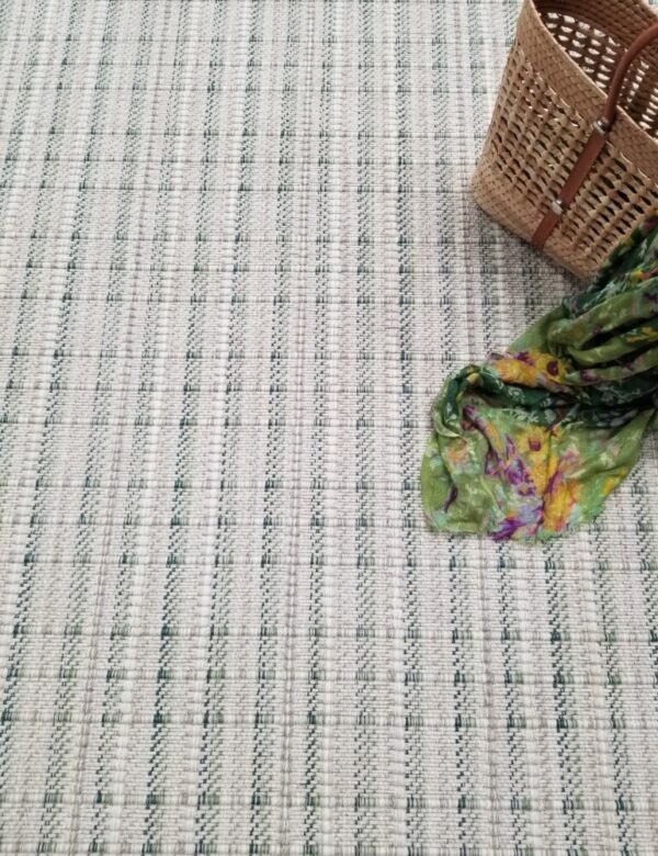 Traverse, Color: Evergreen 43/5778 shown with props Traverse, Color: Evergreen 43/5778 shown with purse and scarf used as props